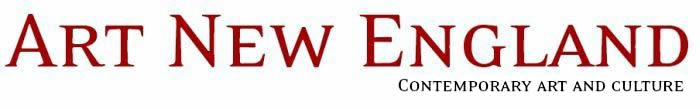 Art New England Magazine logo; red, white
