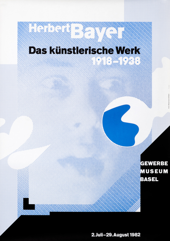 Photograph with modern graphic overlay; blue, black, white